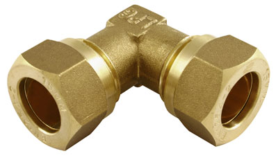 Heavy Duty Brass Compression 22mm Elbow - CF642 DISCONTINUED