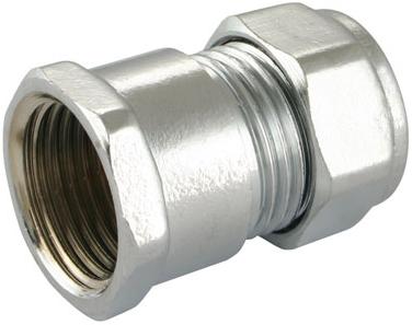 22mm x 1" Chrome Plated Compression Female Adaptors