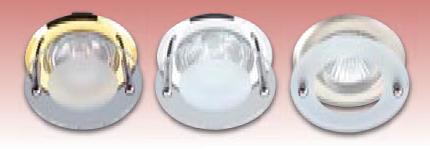 Low Voltage Brass Floating Glass Downlights - CT2114B