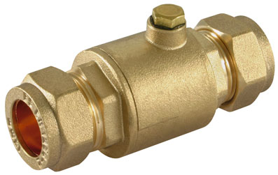 10mm Brass Compression Single Check Valve Heavy Pattern - CV170-10