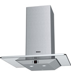 Chimney extractor hood with glass canopy - DKE665MGB