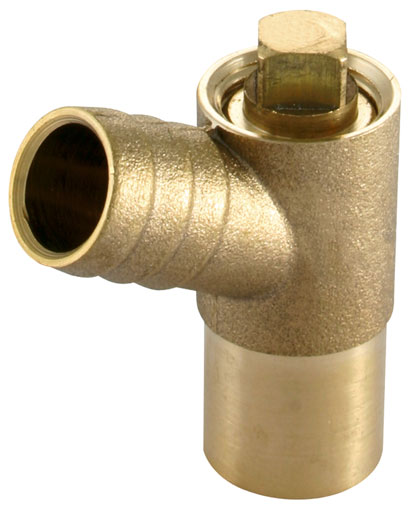 Draw off Brass Drain Cocks Type C 15mm - DOCC-15