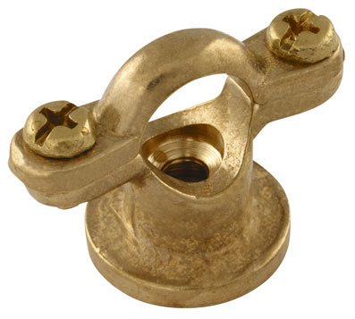 54mm Dual Purpose Pipe Clip Brass - DPBSP54