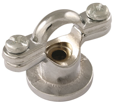 15mm Dual Purpose Pipe Clip Chrome Plated - DPBSP15CP