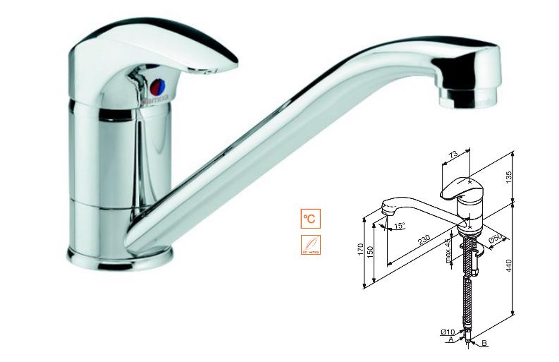 Damixa - Space Mono Kitchen Mixer - TB101041 - SOLD-OUT!! 