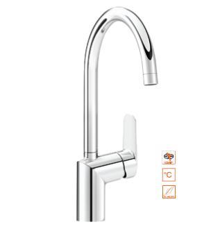 Damixa - Clover High Spout Mono Kitchen Mixer - TB150941 - SOLD-OUT!! 