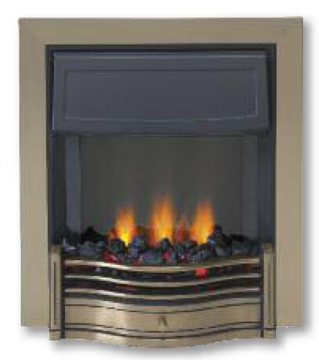 Dimplex Danesbury Electric LED Fire Antique Brass - DAN20AB-LED