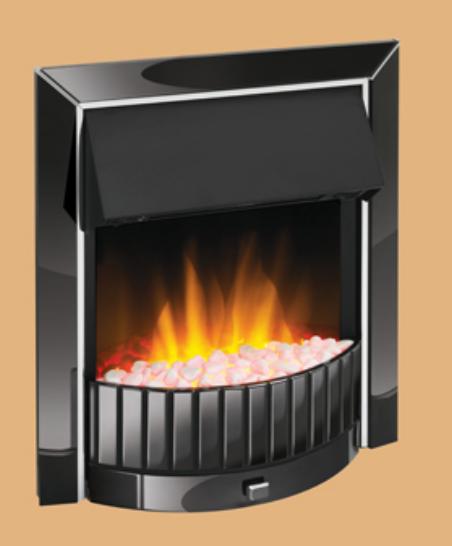 Dimplex Delius Inset Fire Black Nickel - DLS20BN-LED