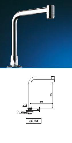 Fixed Spout 16 L.150 H.170 - DD 204001