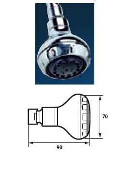 Comfort 2-3 Shower Head - DD 208023