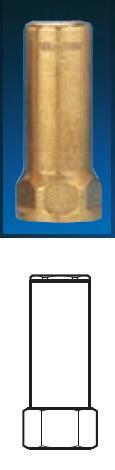 Rough Brass Water-Hammer Absorber 2" BSP(F) - DD 23050