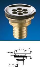 Discharge Plug 1" For Pipe int. 20 - DD 314000