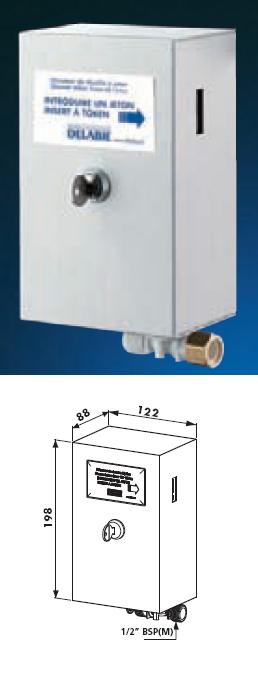 Tokens timer 1-10 min, Adjoined Solenoid Valve - DD 370DC