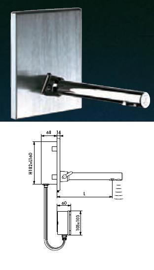 BINOPTIC MIX Wall Recessed, L.227/273 - DD 379ECM