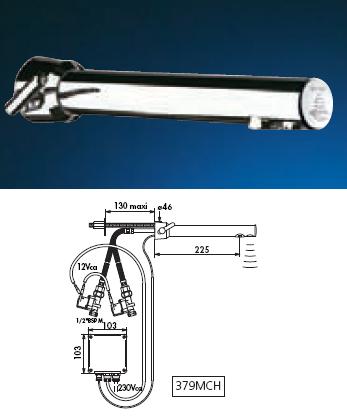 BINOPTIC Mix Basin, Through The Wall, 1/2-12V AC - DD 379MCH