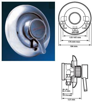 Avance Elite Recessed Complete Shower Valve & Multi-Mode Kit, Lever - DD 451511L - DISCONTINUED 