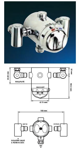 Avance Elan Exposed Shower Control - DD 551301