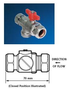 28mm Ball Valve Strainer. Model 623 - DD 620003