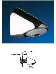 Anti-vandal Shower Head, For Panel 1-25 - DD 64Q40