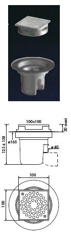 Ground Water Waste 100x100 Water Level 50 Vertical - DD 682001