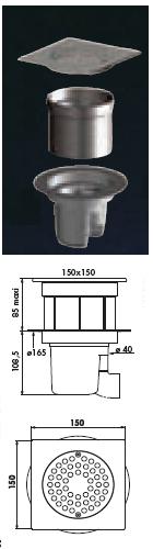 Ground Water Waste 150x150 Water Level 50 Vertical - DD 683001