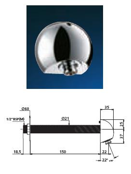 ROUND Fixed Shower Head 