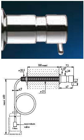 Distrisavon TC 150, tub. alim. 1,20 m - DD 729150