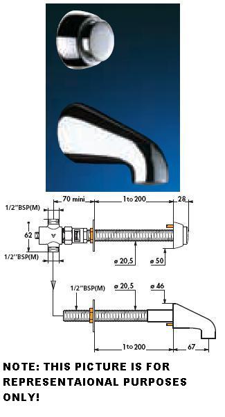 TEMPOSTOP Anti-Blocking (AB) Basin Tap 