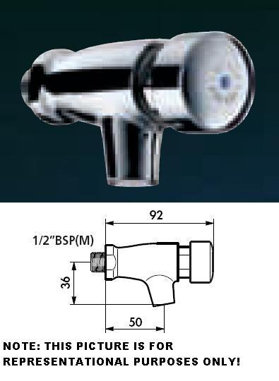 TEMPOSTOP Bib Tap Anti-Blocking (AB) 1/2" BSP(M) - DD 746001