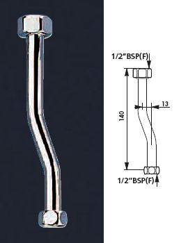 Stall Neck Tube 1/2" BSP(FF) For PORCHER - DD 753394