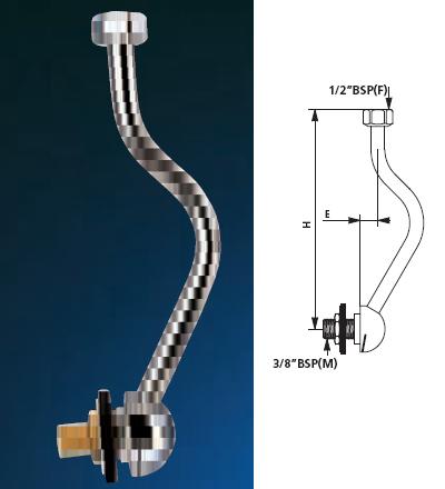 Stall Neck Tube 1/2" BSP(F) For ALLIA/SELLES - DD 756000