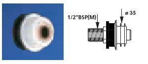 Urinal Union 1/2" BSP(M) Diameter (  ) 35 - DD 758035