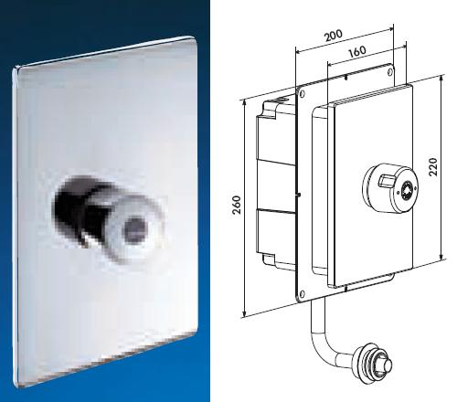 TEMPOSTOP Urinal Valve Water Proof Recessed Box - DD 779220