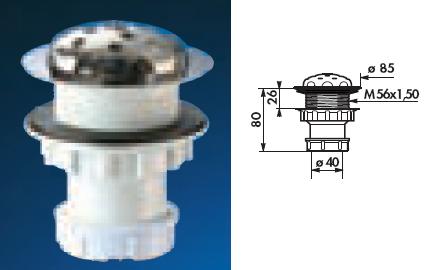 Stall Waste + Nut Diameter (  ) 40 - DD 785000