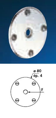 Flange Diameter (  ) 80 TEMPOSTOP/TEMPOMIX + Screw - DD 824800