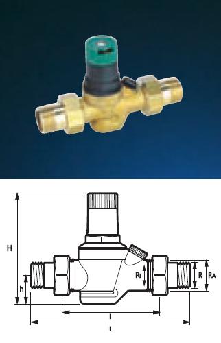 Pressure Reducing Valve - 1/2" PRV05 Light Commercial - DD 850215