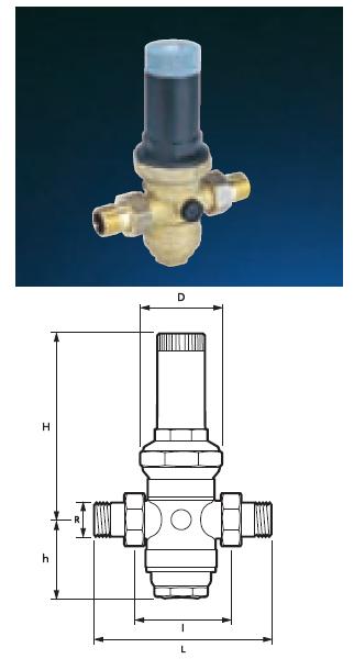 Pressure Reducing Valve - 1/2" PRV05LP Low Pressure Range - DD 855915