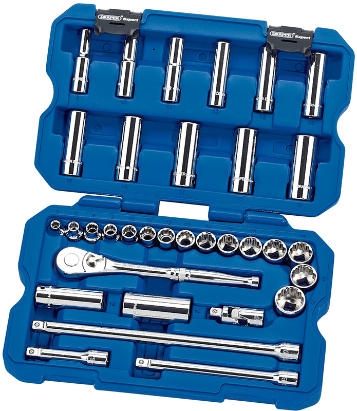 Expert 33 Piece 3/8" Square Drive Metric Socket Set - 02352 