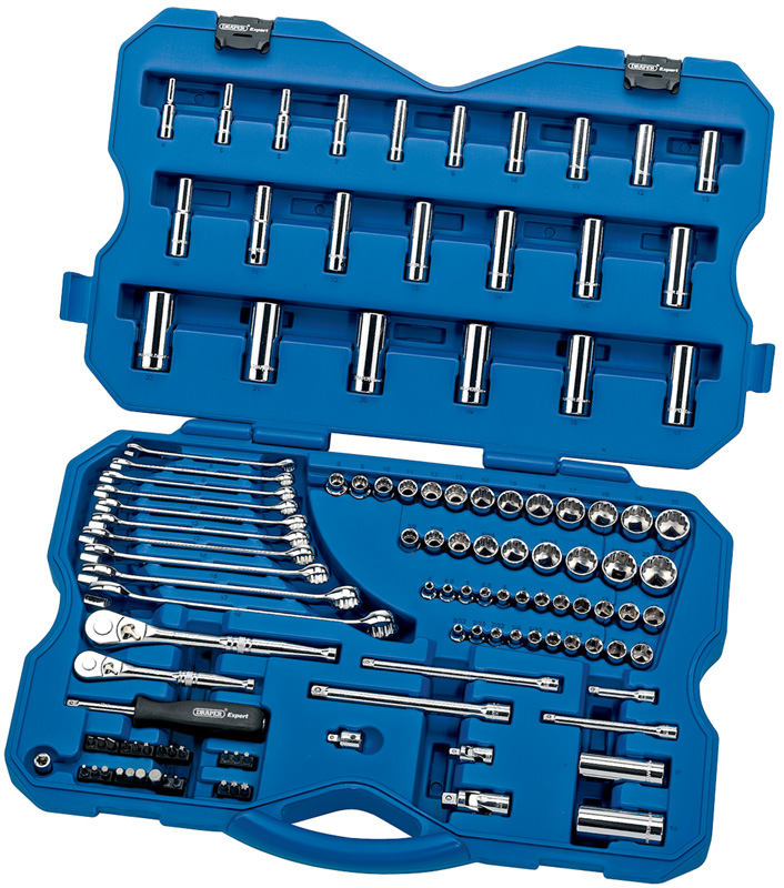 Expert 114 Piece 1/4, 3/8" Square Drive Tool Kit - 02364 