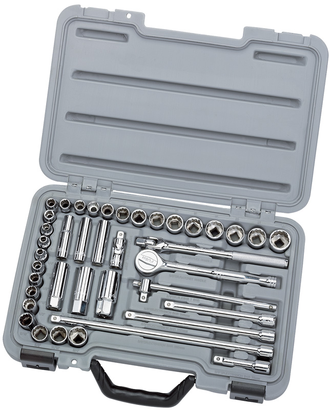 40 Piece 3/8" Square Drive MM/AF Combined Socket Set - 02369 