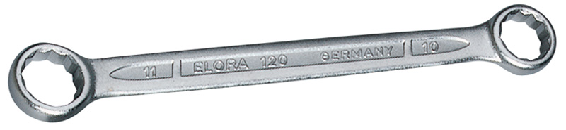 10mm X 11mm Elora Flat Metric Ring Spanner - 02414 