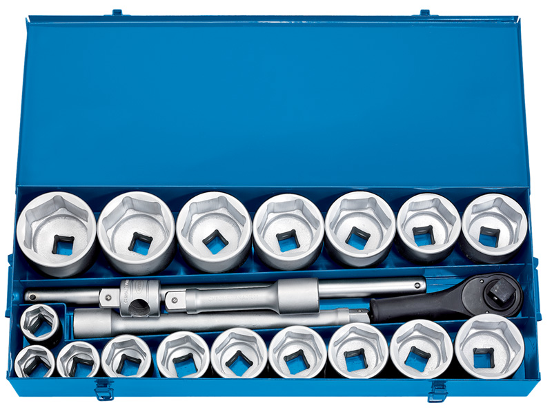 Expert 22 Piece 1" Square Drive Metric Socket Set - 02579 