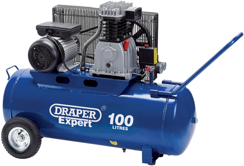 Expert 100L 230V 2.2KW Belt-Driven Air Compressor - 02857 