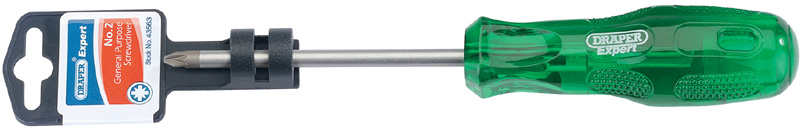 Expert No.4 X 200mm PZ Type Engineers Screwdriver (Display Packed) - 02959 