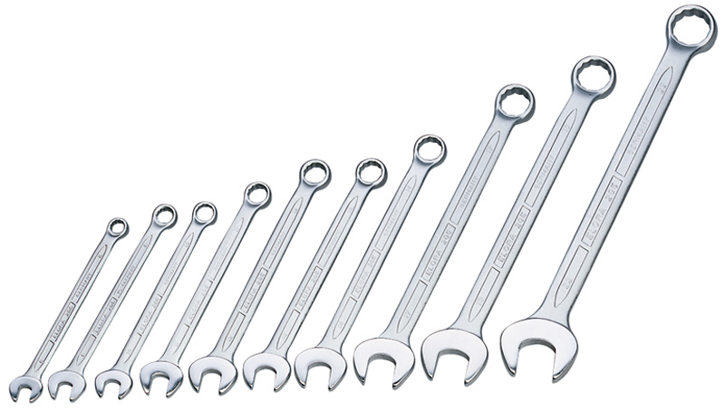 10 Piece Elora Long Metric Combination Spanner Set - 03082 