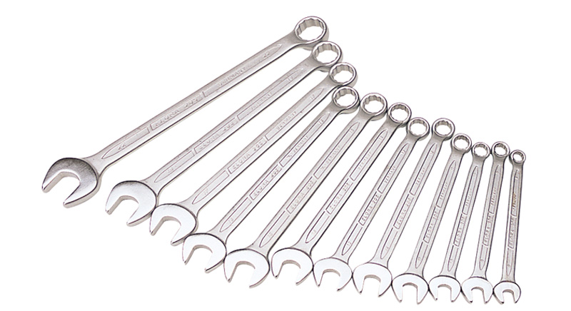 12 Piece Elora Long Metric Combination Spanner Set - 03090 