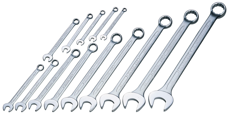 14 Piece Elora Long Metric Combination Spanner Set - 03107 