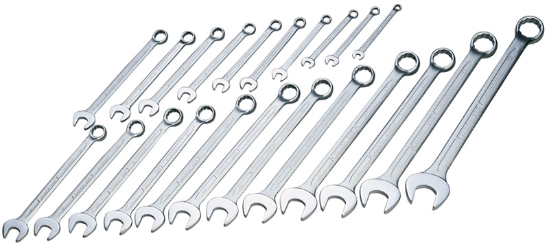 22 Piece Elora Long Metric Combination Spanner Set - 03115 