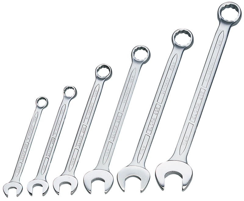 6 Piece Elora Long Whitworth Combination Spanner Set - 03131 