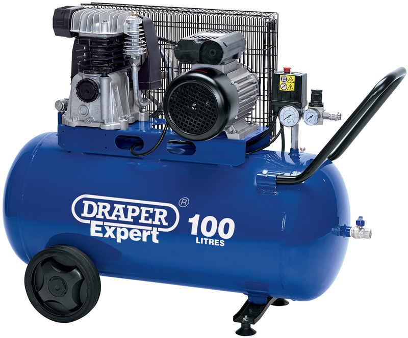 Expert 100L 230V 2.2KW Belt-Driven Air Compressor - 03238 